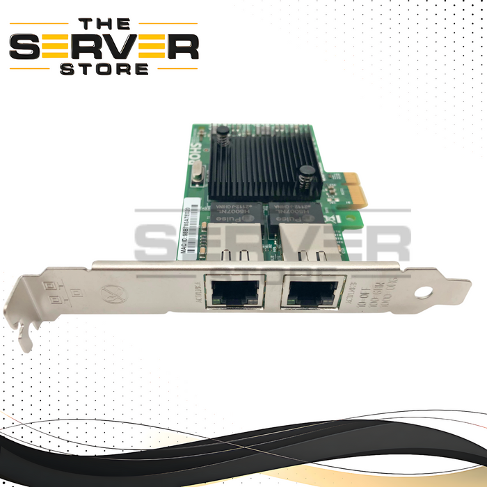 10Gtek PCIe 1.0 x1 to Dual Port 1 Gigabit (1G) RJ45 Network Interface Card (NIC) with Intel 82571EB Controller. P/N: 82571-GE-2T-X1.