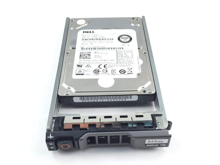 Dell 600GB 10K 6Gb/s SAS 2.5'' Enterprise Hard Drive (5TFDD)