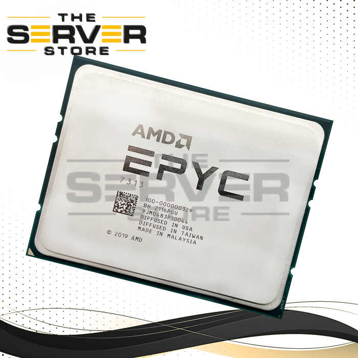AMD EPYC 7313 3.0GHz 16 Core 128MB 16C/32T 155W CPU (Dell Locked) 100-000000329
