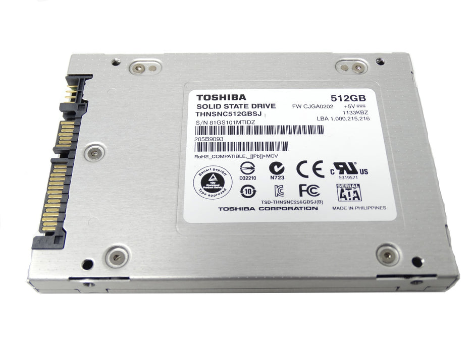 Toshiba 512GB MLC SATA 6Gbps 2.5'' SSD Solid State Drive (THNSNH512GCST)