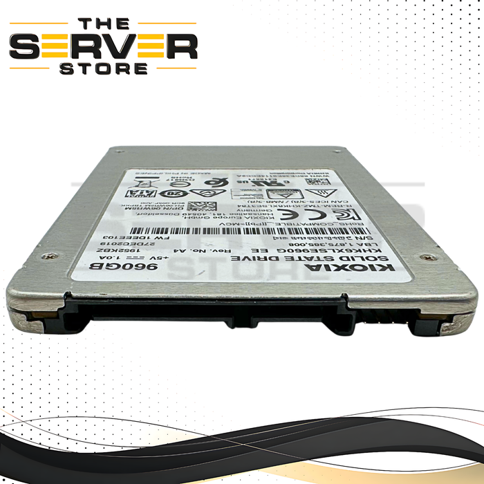 Dell 960GB SATA 6G HotPlug SFF 2.5" SSD Kioxia HK6-R Series 6WR5M 06WR5M
