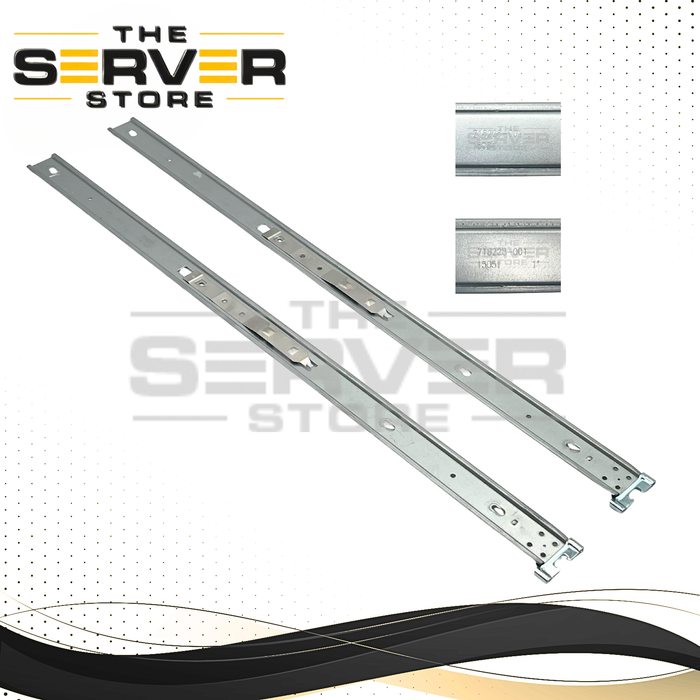 (LOT OF 10) HPE SFF 2U Inner Rails Only For ProLiant G8 G9 Servers 718228-001