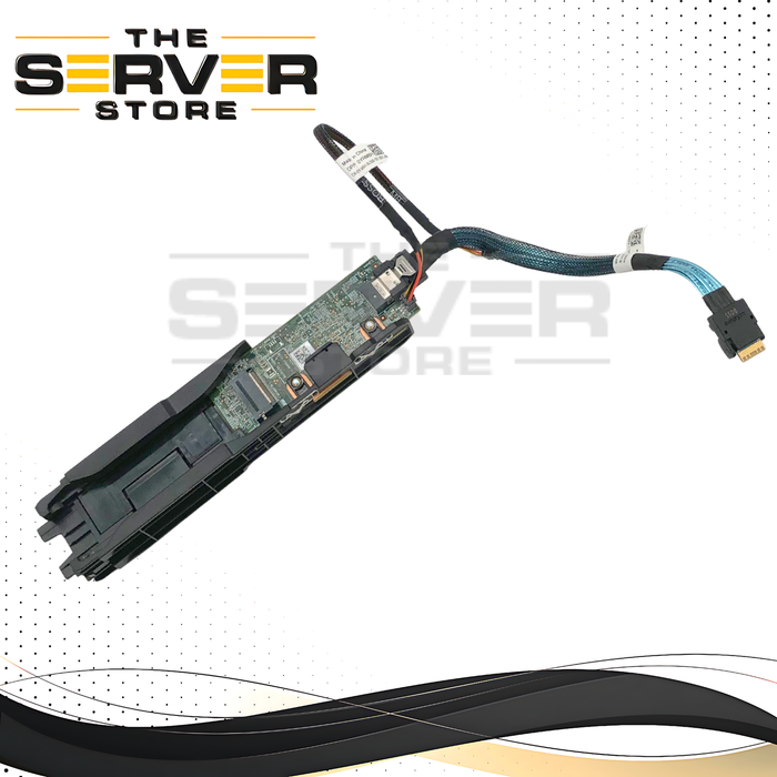 Dell PowerEdge R650 BOSS-S2 PCIe x8 Dual M.2 Slot Low-Profile Riser Card, With Cables. P/N: FGNRW, 0FGNRW.