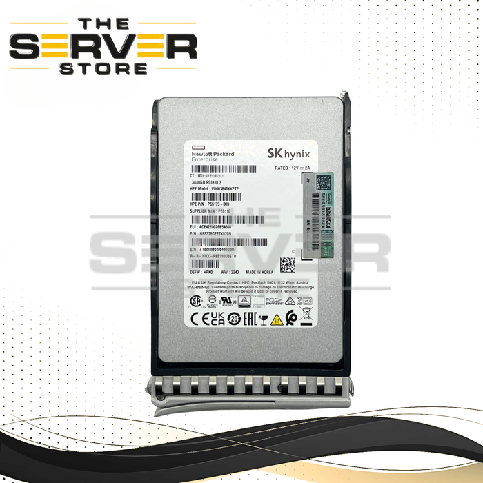 SK Hynix 3.84TB NVMe U.3 PCIe Gen 4.0 x4 RI SFF 2.5" 15mm SSD PE8110 Series for Cisco UCS C-Series Server with Tray