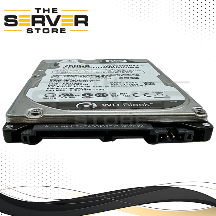 Western Digital 750GB SATA 3G 7.2K RPM SFF 2.5" HDD Scorpio Black Series WD7500BPKT-00PK4T0