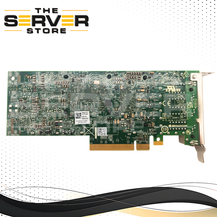 Dell Broadcom 57454 Quad-Port 10GBase-T PCIe NIC LP Adapter 08HCGC 8HCGC