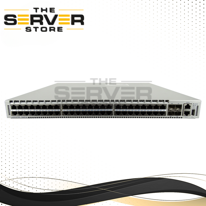 Arista 7048-A Series 48P 1GbE RJ45 + 4x 10GBE SFP+ Gigabit Switch DCS-7048T-A-R