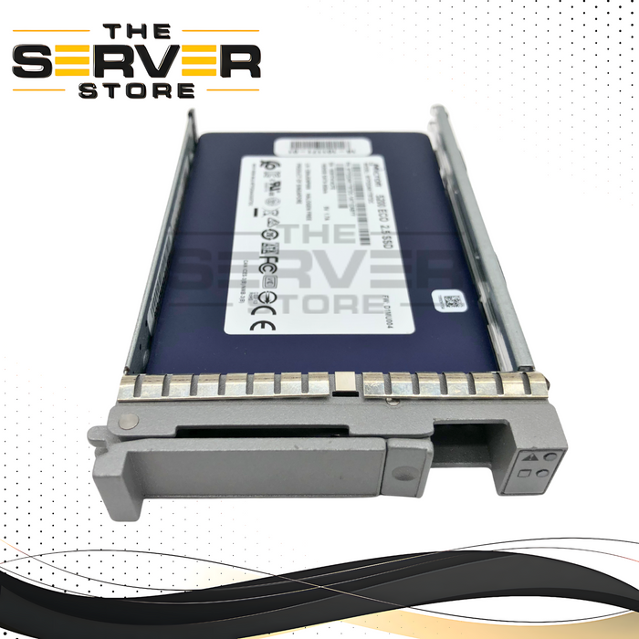 Cisco Micron 5200 ECO 1.92TB SATA 6Gb/s 2.5-inch SFF Enterprise SSD in Caddy. P/N: 16-101171-01.