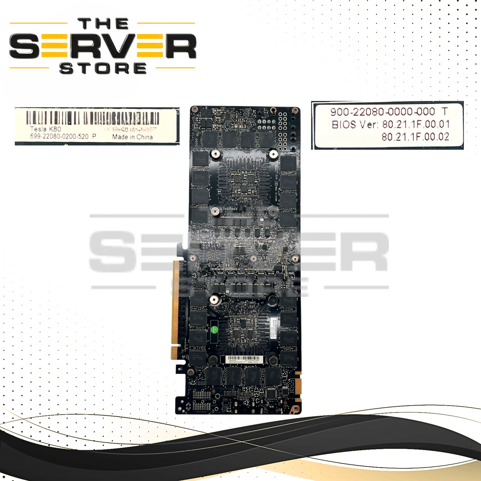 Nvidia Tesla K80 GPU 24GB GDDR5 PCIe 3.0 GPU Card 699-22080-0200-520 ...