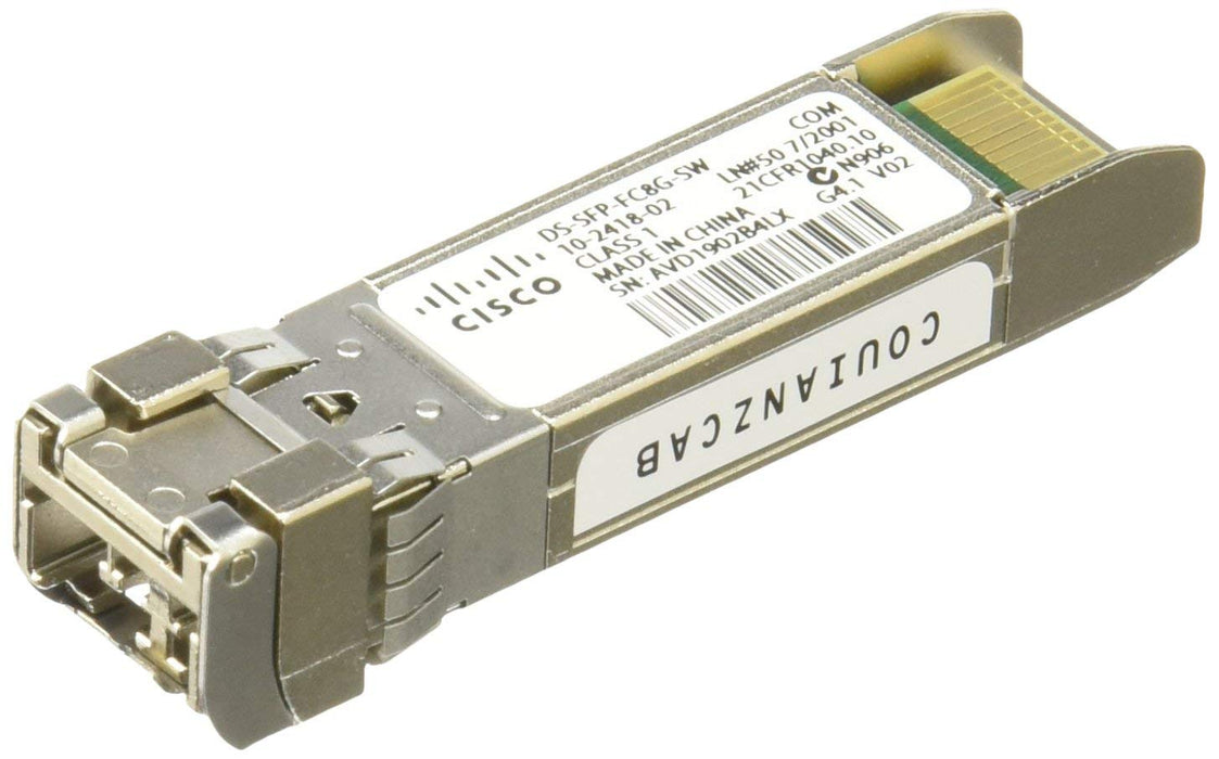 Cisco DS-SFP-FC8G-SW 8GB SFP+ 850nm 300m Transceiver Module (10-2418-02)