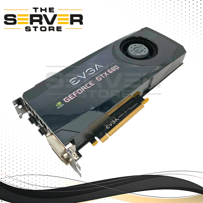 EVGA NVIDIA GeForce GTX 680 2GB GDDR5 Kepler Gaming Graphics Card. DVI-I, DVI-D, HDMI, DisplayPort. PCIe 3.0 x16. P/N: GTX-680, 843368011949, 02G-P4-2680-KR.