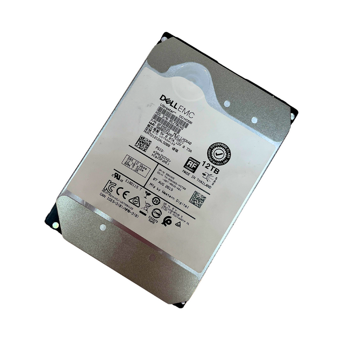 SAS 12 Gbps 3.5" 12TB 512e RPM 7.2K Hard Drive HDD (9HXK6)