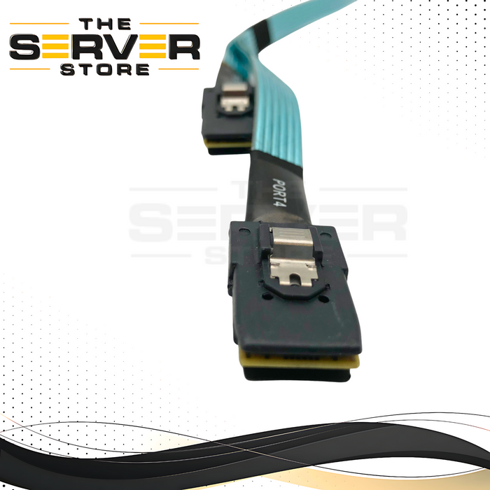 HPE ProLiant DL380 Gen9 Internal Dual Mini-SAS (SFF-8087) Cable Assembly. P/N: 776402-001.