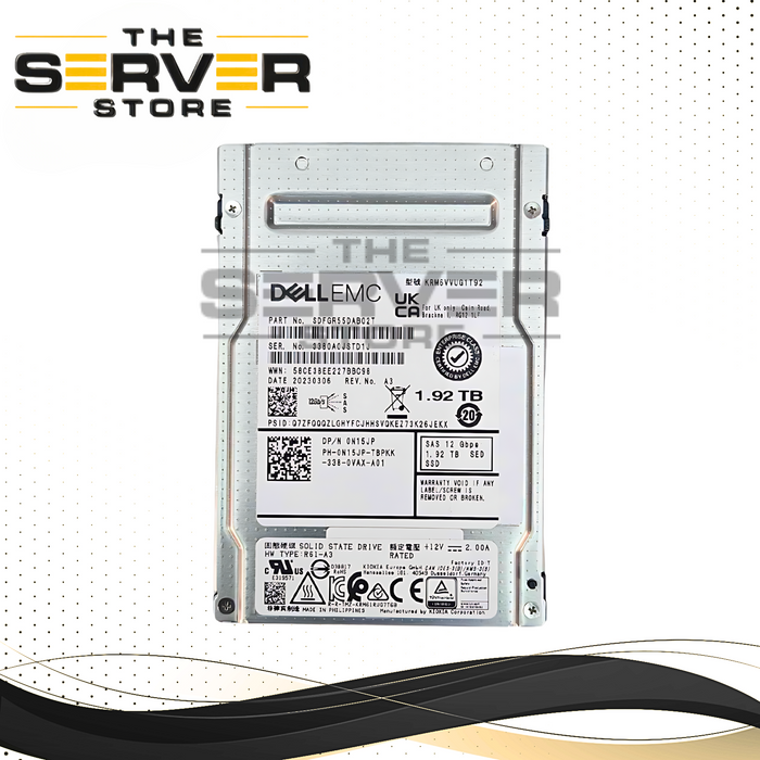 Dell/EMC 1.92TB SAS 12Gbp SED 2.5 Solid state drive SSD (N15JP)