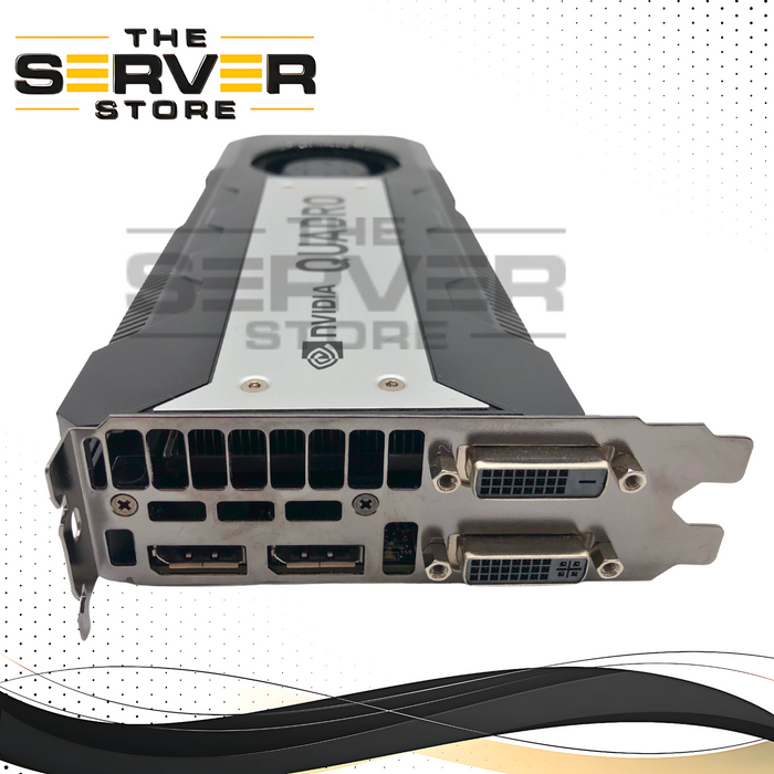 NVIDIA Quadro K6000 12GB GDDR5 Professional Workstation Graphics Card. PCIe 3.0 x16. P/N: K6000, 699-52081-0050-210, 900-52081-0050-000.