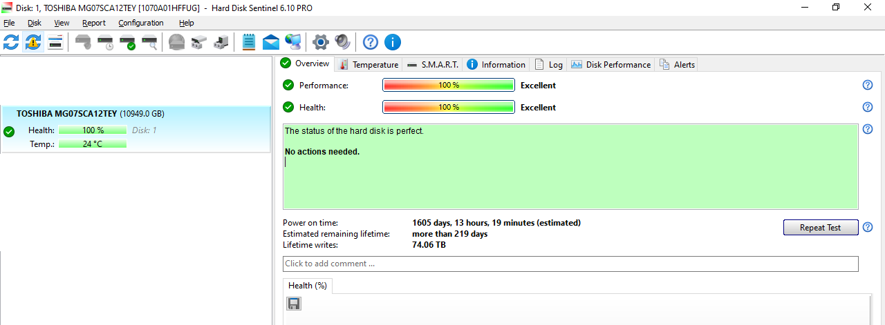 KFJ7G Dell MG07SCA12TEY 12TB SAS 3.5" 12Gb/s 7K2 - 100% Health -/512e with Caddy