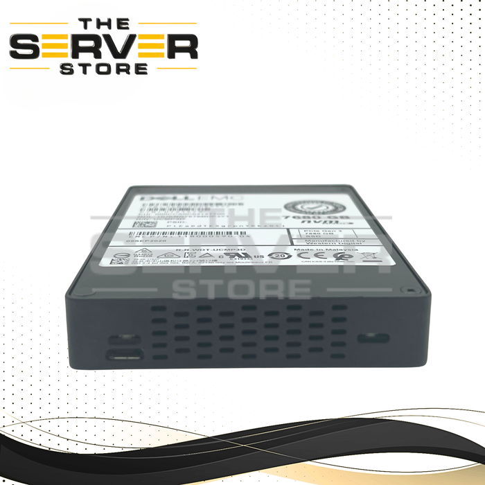 Dell EMC  7.68TB NVMe U.2 PCIe Gen 3.0 x4 RI SFF 2.5" 15mm SSD Western Digital / HGST Ultrastar DC SN200 Series HUSMR7676BDP3Y1 118000590-04