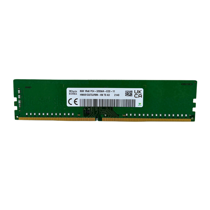 HYNIX 8GB 1RX8 PC4-3200AA-E DDR4 ECC UDIMM Memory