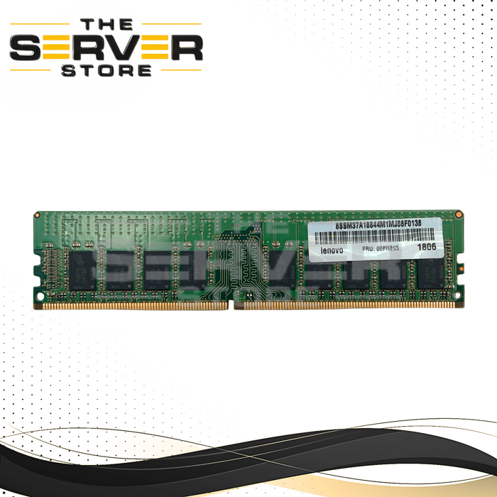 Lenovo 16GB 2Rx8 DDR4-2400T-U PC4-19200 UDIMM ECC Unbuffered Memory Micron MTA18ASF2G72AZ-2G3B1 00PH895