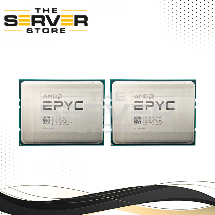 AMD EPYC 7351P 16-Core 2.4GHz 64MB SP3 CPU Not Locked ( LOT OF 2) PS735PBEVGPAF-LOT-2