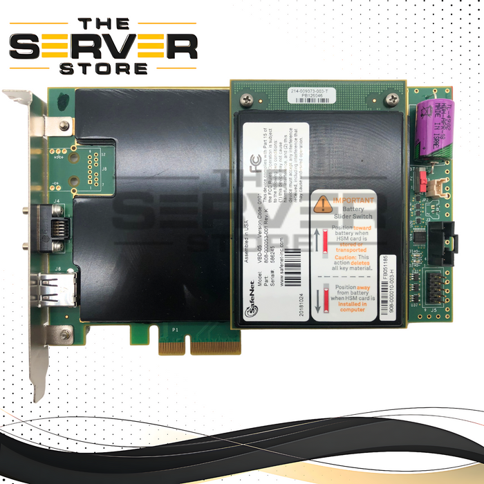Thales SafeNet ProtectServer PCIe Hardware Security Module HSM VBD-05 808-000053001 Rev. K