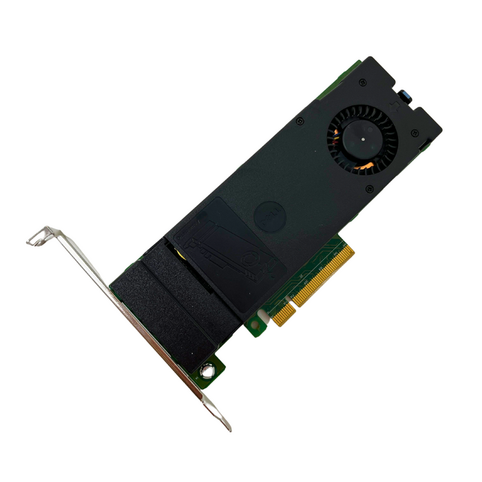 Dell SSD 2x M.2 Slot PCIe Solid State Storage Adapter Card with 2x copper heatinks (FM1CF)