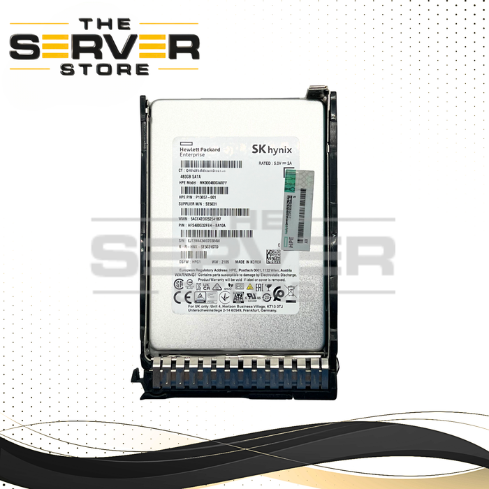 HPE 480GB SATA 6G MU SFF SC 2.5" SSD SK Hynix SE5031 Series for ProLiant Server G8 G9 G10 (HPE SFF SC Tray Included)