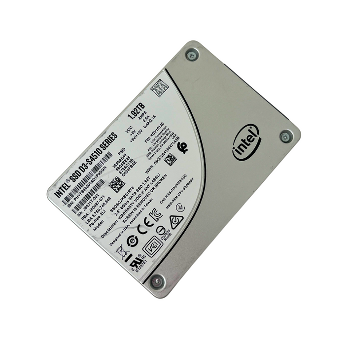 Intel D3-S4510 Series 1.92TB 6Gb/s SATA 2.5'' SSD Solid State Drive (SSDSC2KB019T8)