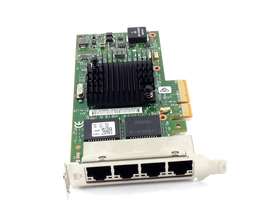 Dell Intel I350-T4 4x RJ-45 Ethernet Network Adapter NIC (T34F4)