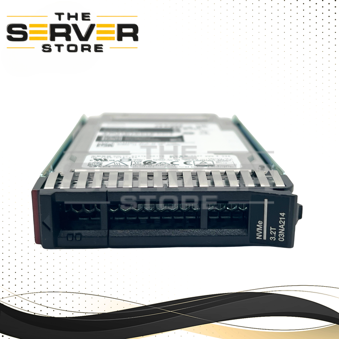 Lenovo 3.2TB NVMe U.3 PCIe Gen 5.0 x4 SFF 2.5" SED SSD Kioxia CD8P-V Series KCD8DPUG3T20 4XB7A93889 03NA214 (Lenovo Tray Included)