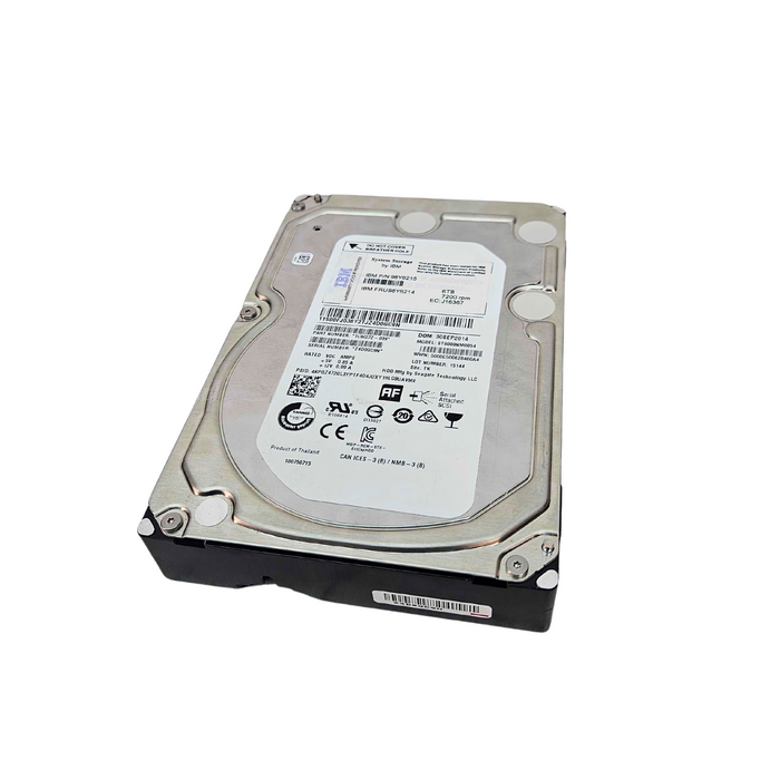 IBM Seagate 6TB 7.2K 12GBPS SAS SED/AF 3.5'' HDD HARD DRIVE (98Y6214)