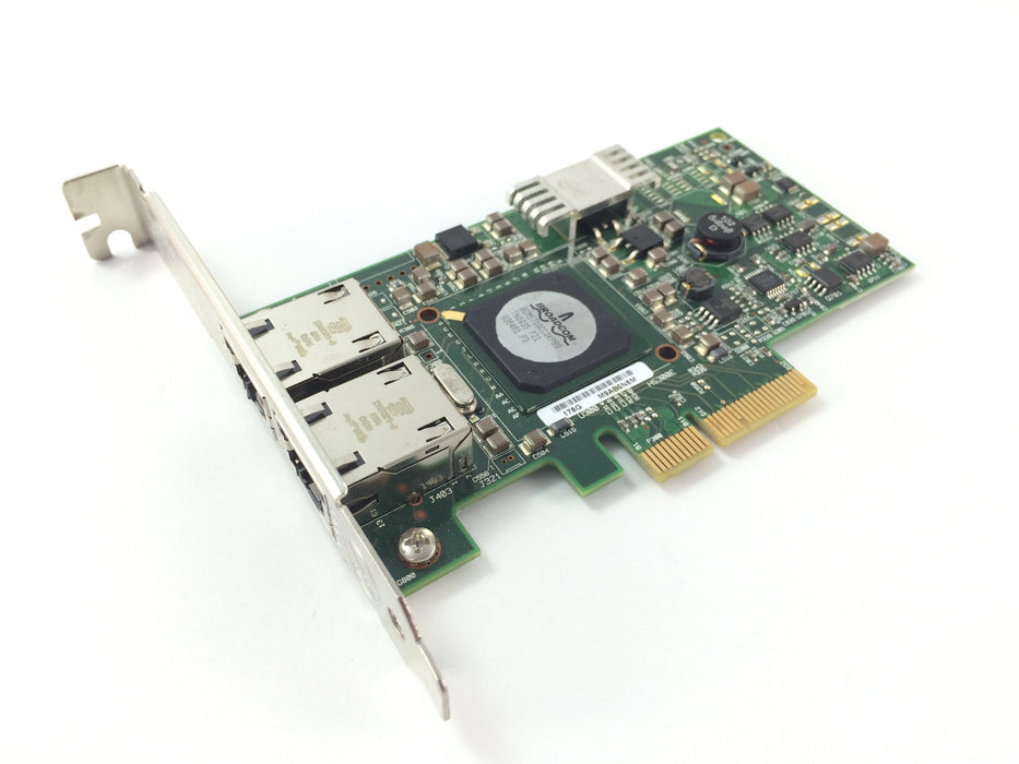 DELL BROADCOM 5709 DUAL PORT PCI-E NETWORK CARD NIC (0G218C)