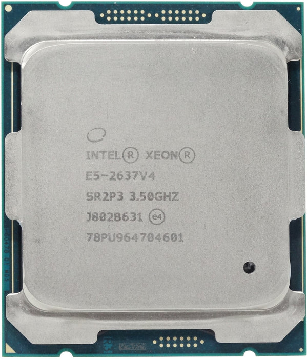 v4 Intel Xeon E5-2637v4 4 Core 3.5GHz 15MB 9.6GT/s LGA2011-v3 CPU Processor (E5-2637 V4)