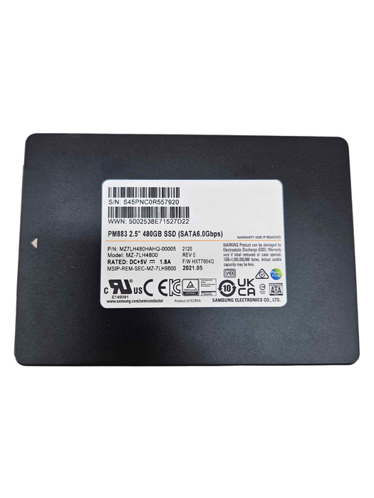 Samsung PM883 480GB SATA 6Gb/s 2.5'' SSD (MZ7LH480HAHQ)