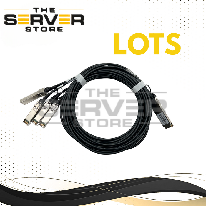 ( LOT ) Molex QSFP28 to 4 SFP28 Breakout Cable 3M 1003451304