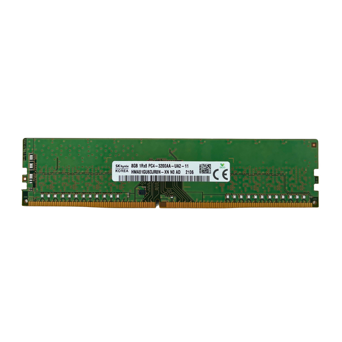 Hynix 8GB 1RX8 PC4-3200AA -U DDR4 3200MHz Unbuffered Non-ECC REG Memory (HMA81GU6DJR8N-XN)