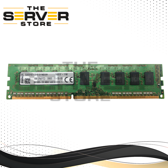 Kingston 8GB PC3-12800E DDR3 1600MHz ECC Unbuffered UDIMM RAM SL8D316E11D8HD