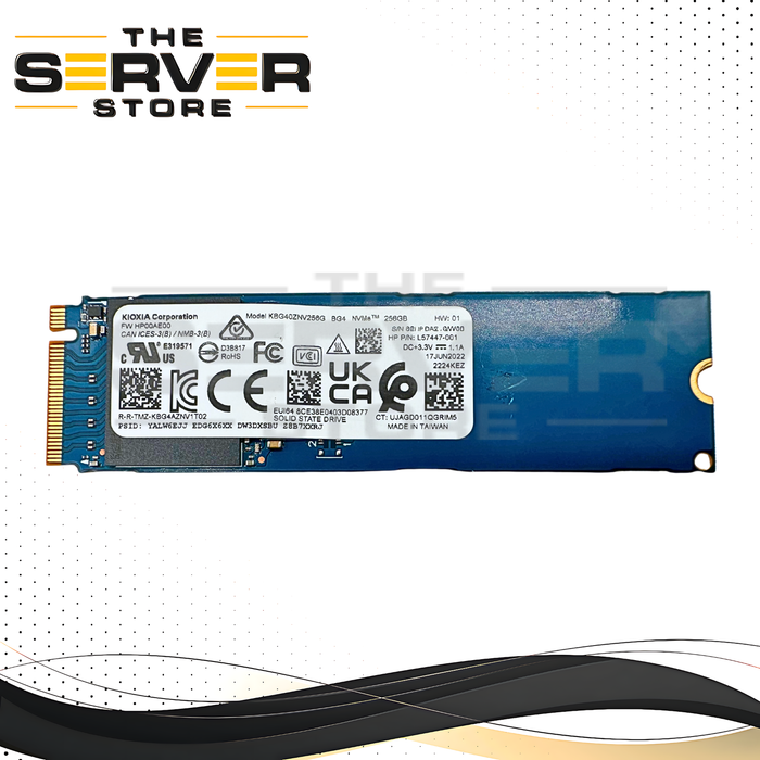 HP 256GB NVMe 2280 M.2 PCIe Gen 3.0 x4 SSD Kioxia BG4 Series L57447-001