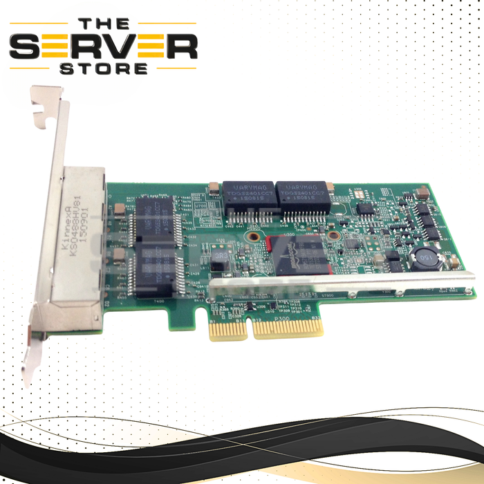 Dell Broadcom BCM5719A 5719 Quad Port 1GB Copper RJ45 PCIe 2.0 x4 Network Card 0HY7RM HY7RM