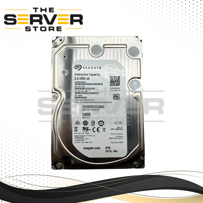 Dell EMC 8TB 6G 7.2K LFF 3.5” HDD Seagate ST8000NM0045 Enterprise v5 118000219