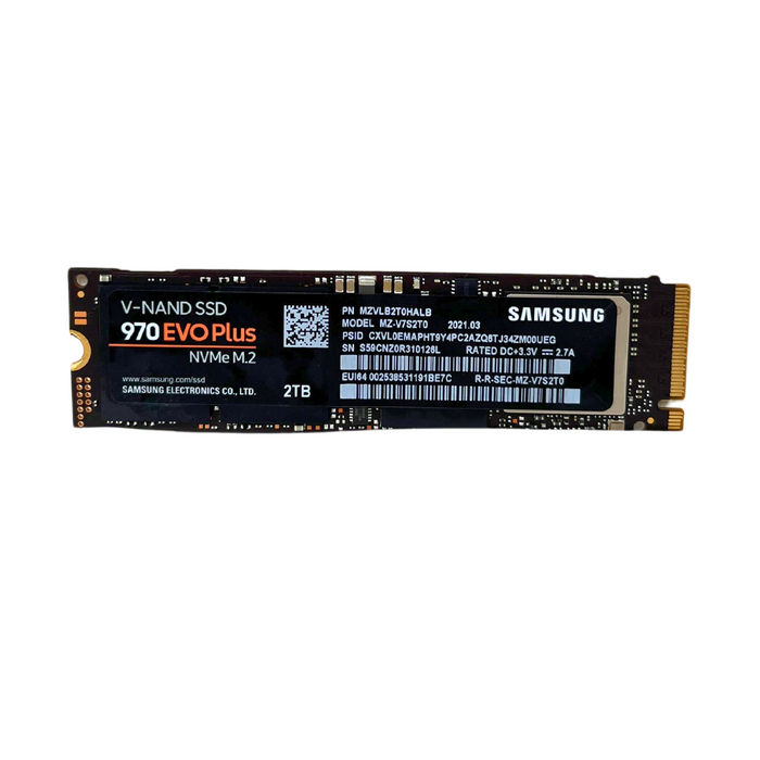 Samsung 970 EVO Plus 2TB NVMe M.2 V-NAND SSD Solid State Drive (MZVLB2T0HALB)