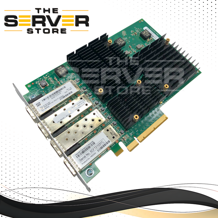 HPE 3PAR 8000 4-Port 16Gb/s Fibre Channel (FC) Host Bus Adapter. P/N: H6Z00A, 5697-3646, E7Y10-63011, P007976-41J REV B, 817913-001.