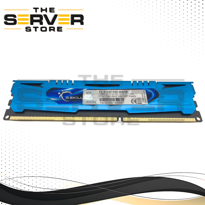 G.SKILL Ripjaws 4GB DDR3 2133MHz PC3-17000 CL10 RAM F3-2133C10D-8GAB