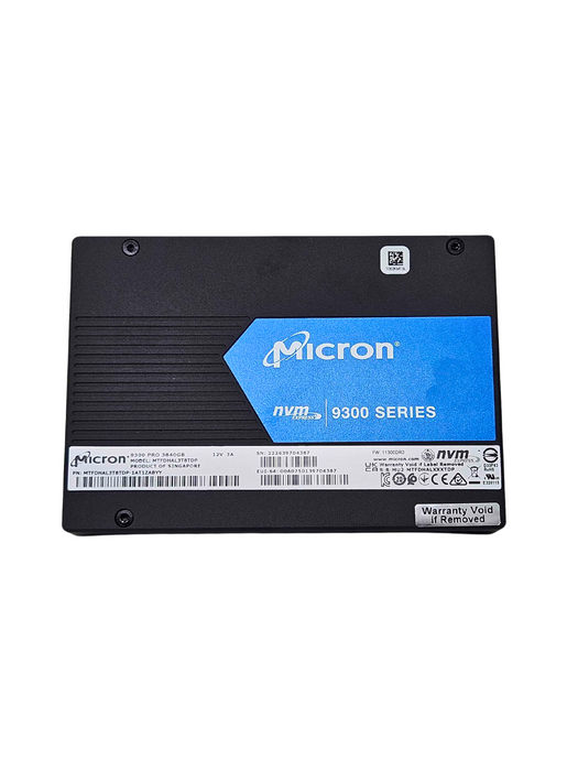 Micron 9300 PRO series 3.84TB NVMe U.2 2.5" SSD Solid State Drive (MTFDHAL3T8TDP)