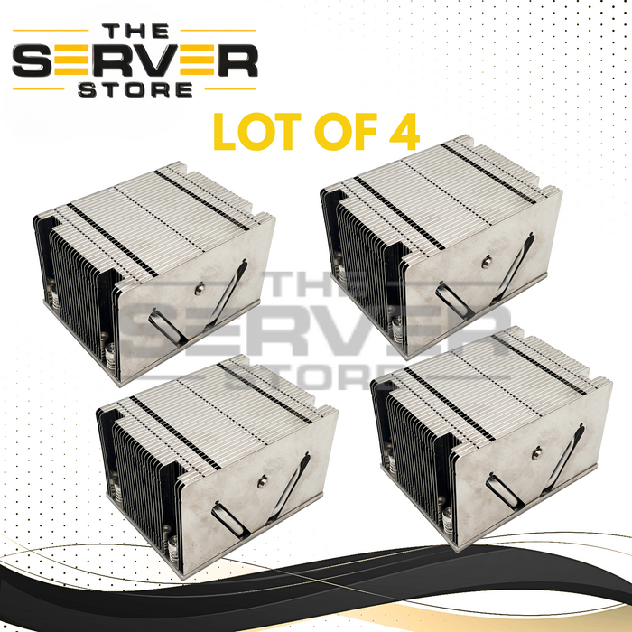 (LOT OF 4) Supermicro 2U Passive CPU Heatsink for X9 Series Servers SNK-P0048PS