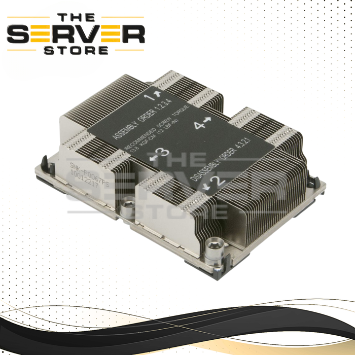 Supermicro 1U LGA3647 Passive CPU Heatsink for X11 Purley Platform SNK-P0067PS