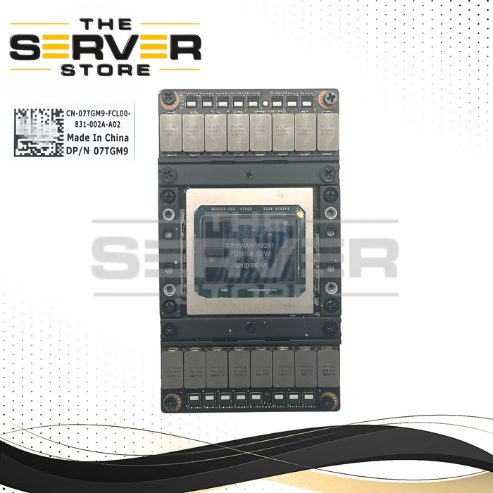 Dell Nvidia Tesla Pascal GP100 16GB CoWoS HBM2 NVLink SXM2 Mezzanine Connector GPU-NVTP100-SXM 07TGM9 7TGM9