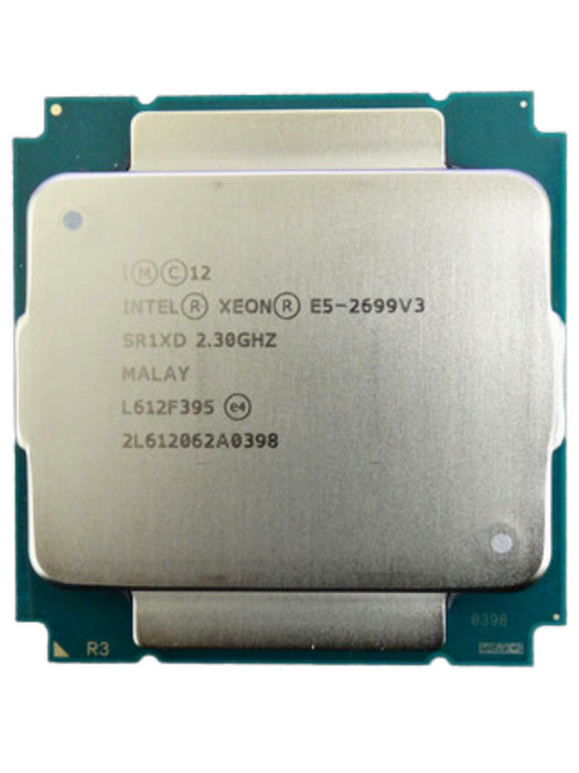 Intel Xeon E5-2699v3 18-Core 2.3GHz 45MB 145W LGA2011-3 CPU (SR1XD)