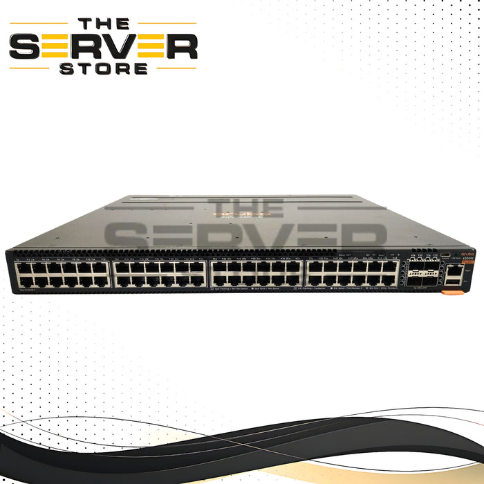 HPE Aruba CX 6300M Data Center Switch: 48x 1GbE RJ45 | 4x 50G SFP56 | Back-to-Front Airflow | USB Console JL762A