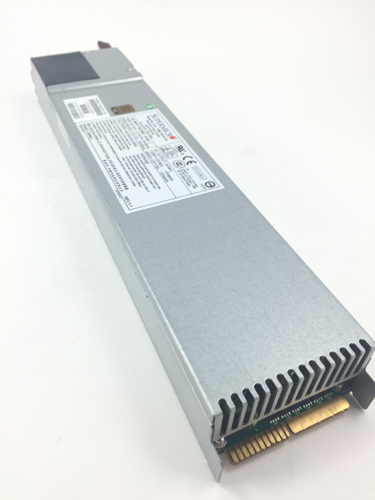 Rev 1.1 SUPERMICRO 1400W REDUNDANT SINGLE OUTPUT POWER SUPPLY, GOLD LE ...